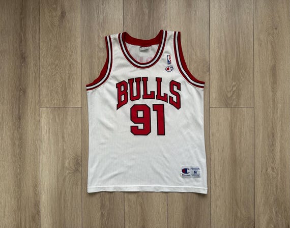 Vintage Chicago Bulls 90s NBA Champion Jersey Dennis Rodman Size M