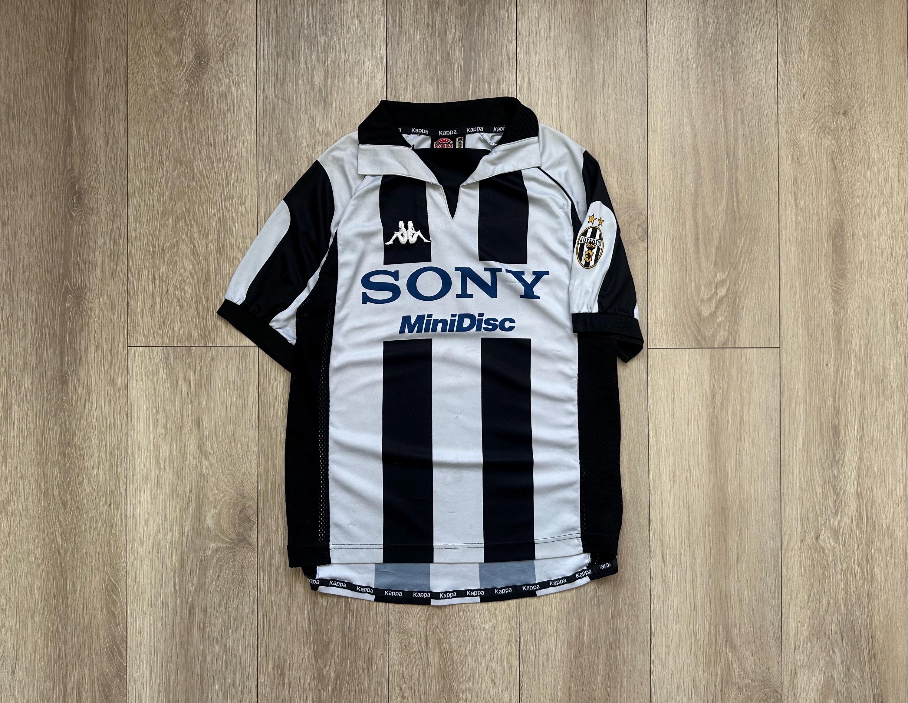 Danone Kappa Magliette Juve Kappa Juventus 1997 Vintage Soccer