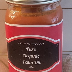 Biologische rode palmolie