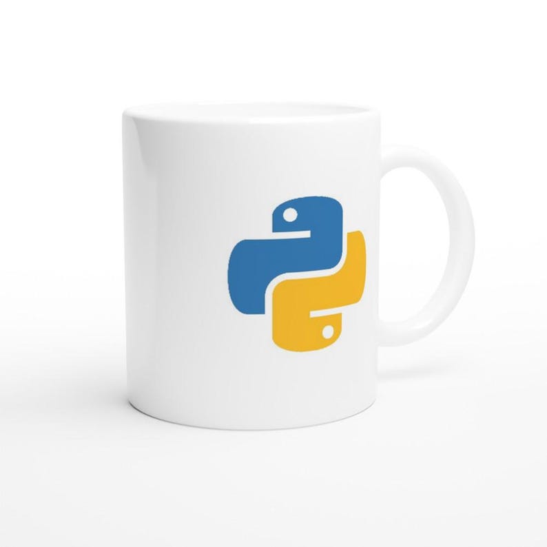 Python - White 11oz Ceramic Mug image 2