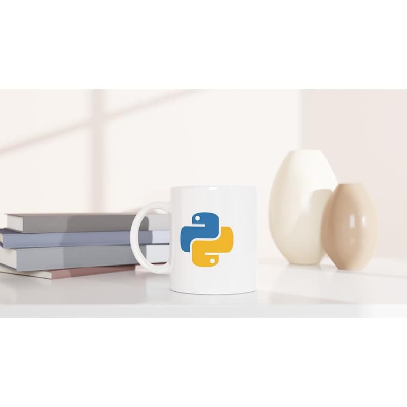 Python - White 11oz Ceramic Mug image 4