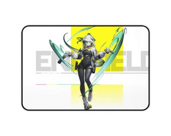 Tappetino per mouse in fluorite Arknights: Endfield - Design anime futuristico, superficie liscia, base antiscivolo
