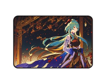 Tappetino per mouse Ganyu Genshin Impact - Superficie liscia, base antiscivolo, perfetto per i fan