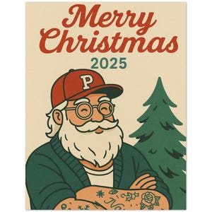 Portland Santa Clause Pack of 10 Greeting Cards (US & CA)
