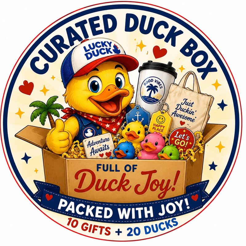 Duck Banck Lucky Duck in Box - Etsy