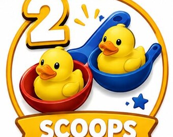 Two Lucky Duck Scoops