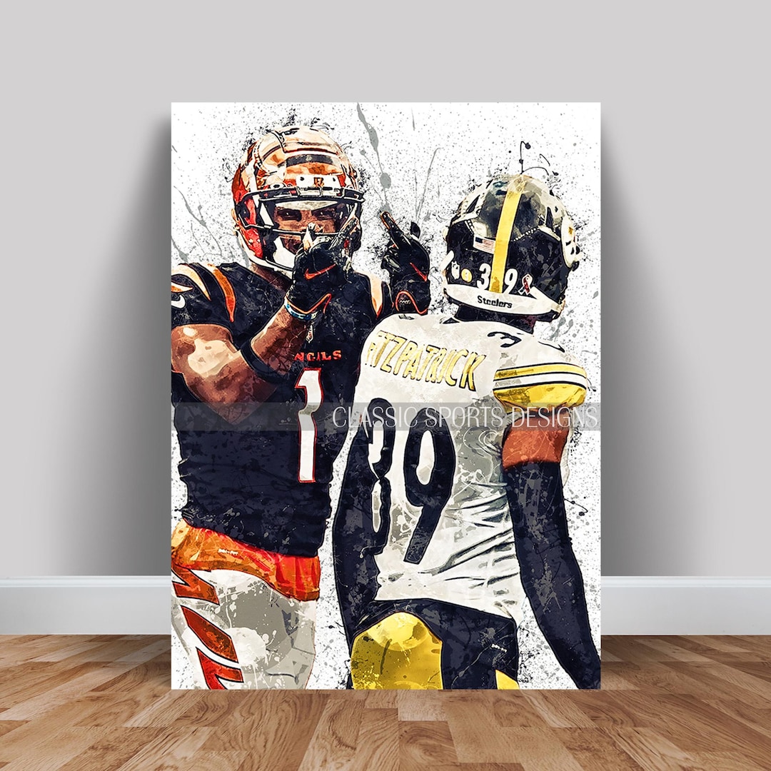 Ja'marr Chase Poster, Minkah Fitzpatrick, Cincinnati Bengals