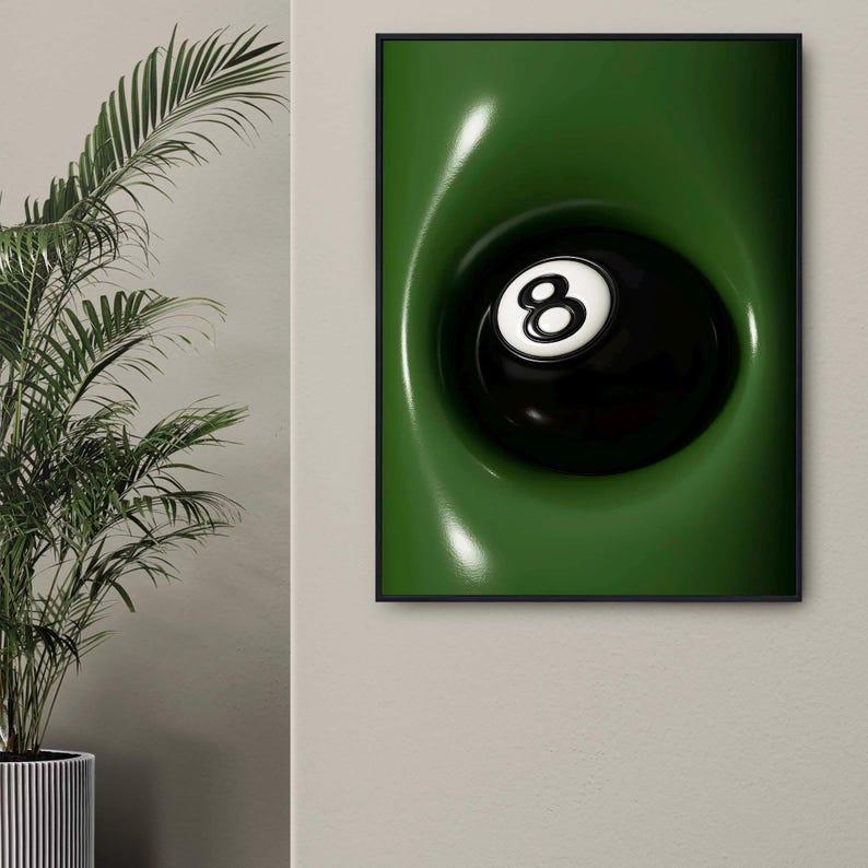 Set of 3 HypeBeast Print, HypeBeast Room Decor, 8 Ball Print, Y2k Apartment Decor, College Apartment, HypeBeast Wall Art,Digital Download image 4