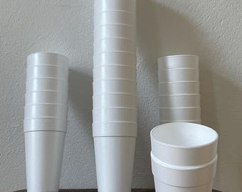 50x Bicchieri di polistirolo economici Doublecup Bicchieri di polistirolo da 473 ml Bicchieri di polistirolo Lean Cup Lean Prometh Cup US DoubleCup Europe Accessorio 20 oz Dart