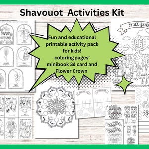 Shavuot Coloring Pages for Kids - Printable