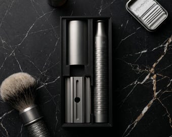 Muhle Rocca Razor Travel Box | 3D Printed Safety Razor Storage Box | Minimalist Shaving Organizer & Protector