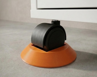 Wheel Blocker for IKEA ALEX Drawers | 3D Printed Office Furniture Accessory | Set of 4 Caster Cups