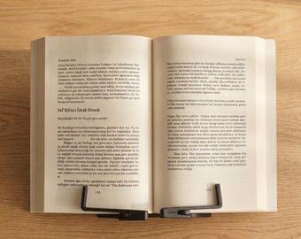 Hands-Free Book Holder | Kitchen Cookbook Page Holder | Reading Accessory | Gift for Book Lover