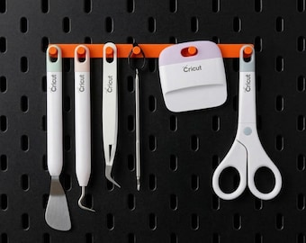 Cricut Tool Holder for IKEA SKADIS Pegboard | Craft Organizer for Weeder, Spatula and Scraper | 3D Printed Craft Tool Storage