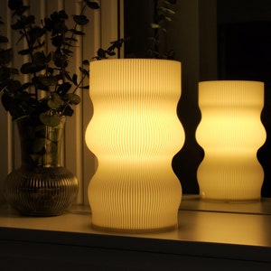 Wavora Table Lamp, Modern Lamp, Cozy Home, Unique Funky Lamp, Home Furnishing Lamp Decor, Aesthetic Home Accent
