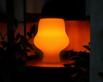 Minimalist Table Lamp, Aesthetic Desk Lamp, Mushroom Lamp for Entryway Bedroom Living Room, Modern  Home & Office Decor, Gift for New Home