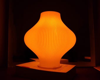 Modern Table Lamp, Mushroom Bedside Lamp, Aesthetic Home Decor, Gift for Girlfriend / Boyfriend