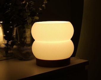 Minimalist Table Lamp, Aesthetic Desk Lamp, Mushroom Lamp for Bedroom Living Room Entryway, Modern Home & Office Decor, Gift for New Home