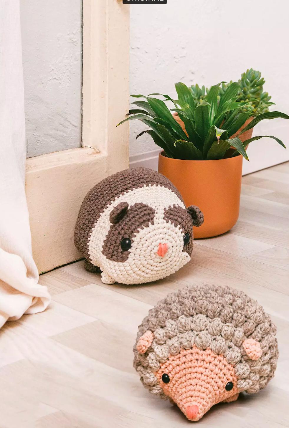24 Hamster Crochet Patterns for Adorable Gifts, Desk Decor, and Tiny Plushie Fun 19 Hamster Door Stopper Crochet Pattern: Hammy Amigurumi