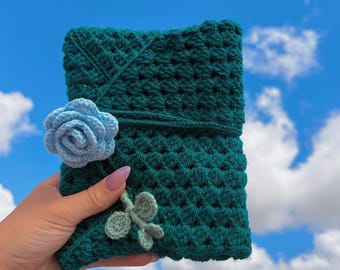 Patrón de portada de libro de crochet: Funda para Kindle Sacred Bloom (patrón PDF)