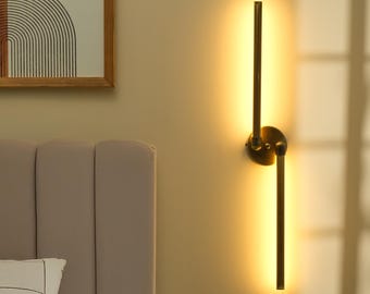 Antique Brass LED Picture Light, Modern Gallery Wall Lamp for Artwork