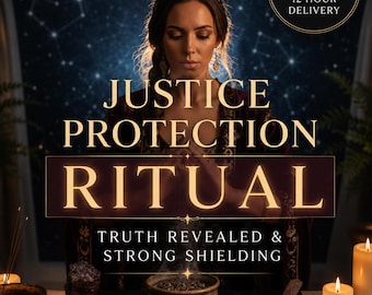 Rituel de protection de la justice | Faveur légale, traitement équitable, vérité révélée et protection solide