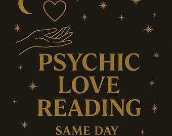Psychic Love Reading - Same Day - Reveal Their Feelings and Thoughts, Telepathy Insights ,  Love Tarot Reading , What He Is Thinking