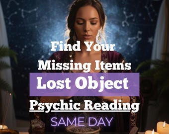 Fundierte Objekte Psychic Reading: Finden Sie Ihre fehlenden Gegenstände