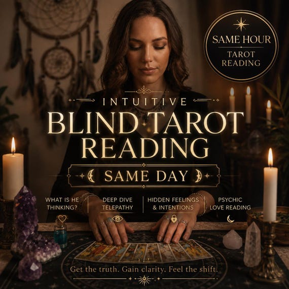 Intuitive Blind Tarot Reading | Spiritual Guidance Without Questions or Details