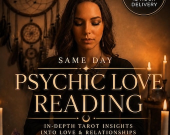 Same Day Psychic Love Reading | In-Depth Tarot Insights Into Love & Relationships