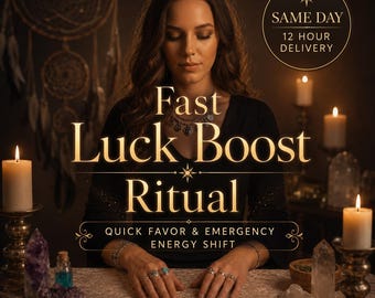 Fast Luck Boost Ritual | Quick Favor & Emergency Energy Shift