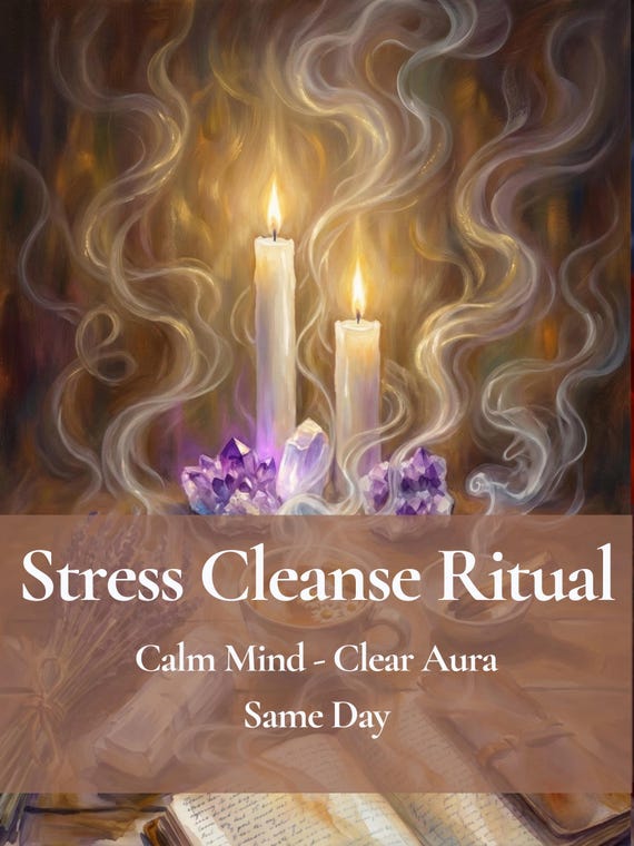Stress Cleanse Ritual – Calm Mind - Clear Aura - Same Day