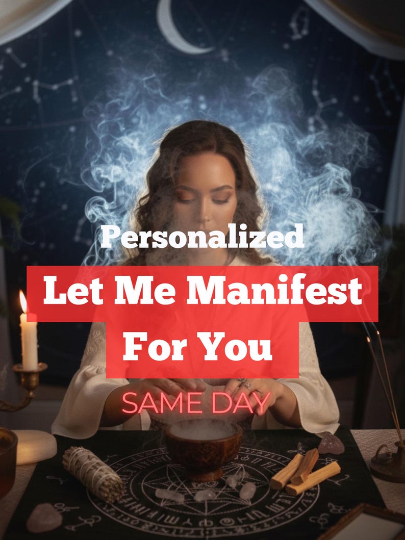 Personalized Manifestation Ceremony | Custom Love, Luck & Career Ritual for Your Intentions image 1
