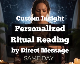 Personalized Ritual Reading | Custom Spiritual Guidance & Action Plan