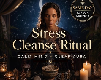 Rituel de nettoyage du stress - Calm Mind - Clear Aura - Same Day