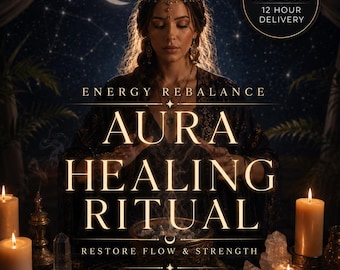 Aura Healing Ritual | Energy Rebalance, Restore Flow & Strength | Spiritual Cleansing | Alignment