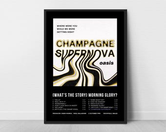 oasis Morning Glory Artwork Design TOTE Live Forever [THE ORIGINAL