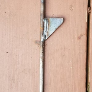 Metal Perch Garden Stake: Rustic Fishing Decor, Fisherman Gift image 5