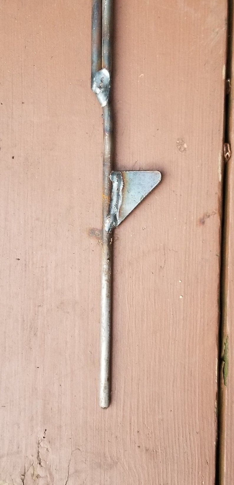 Metal Perch Garden Stake: Rustic Fishing Decor, Fisherman Gift image 5