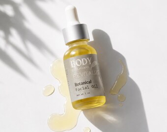 Calendula Infused Face Oil For Dry Skin Jojoba Rosehip Facial Serum Glow Moisturizer For Mature Skin Spa Gift For Women