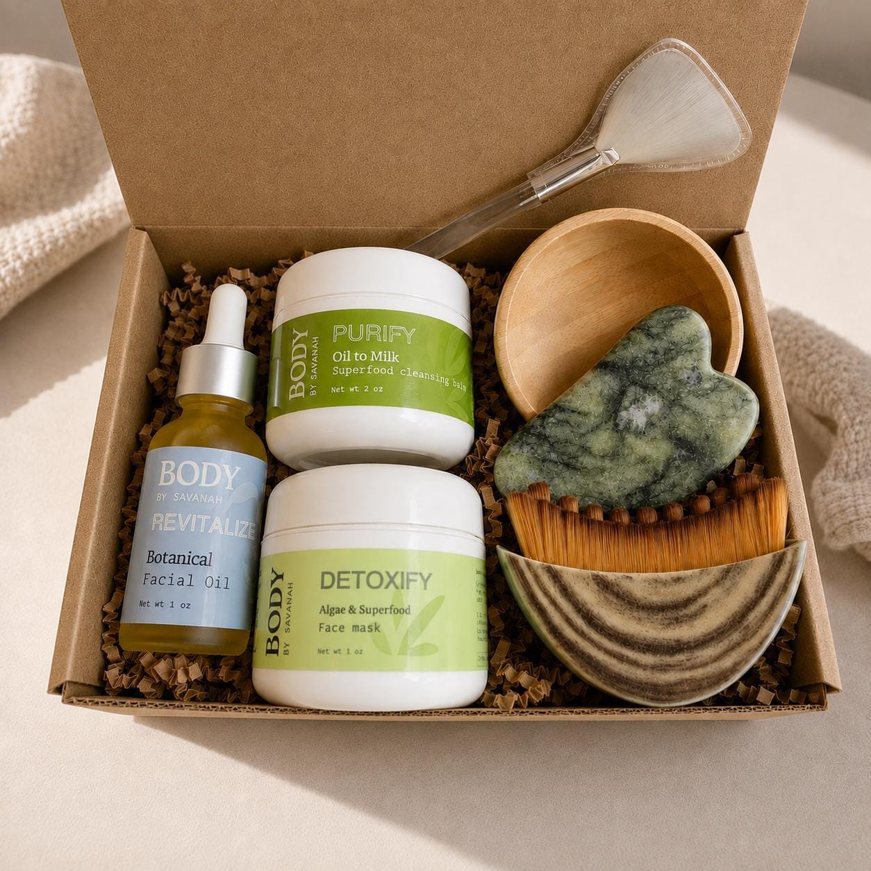 Organic Facial Kit - Etsy
