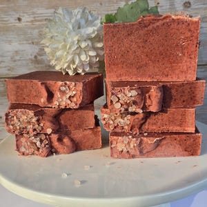 Unscented All Natural Handmade Soap Artisan Soap | Shea Butter Bar Soap | Organic Vegan Soap |Dry Skin Cleanser | Sensitive Skin