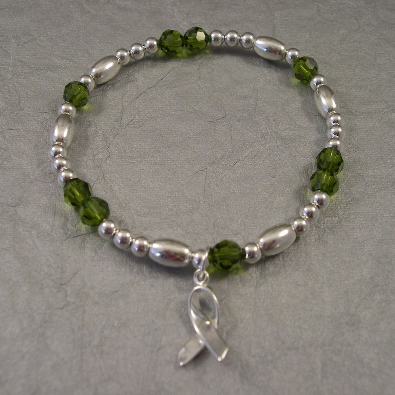 Kidney Cancer Awareness Bracelet Swarovski Austrian