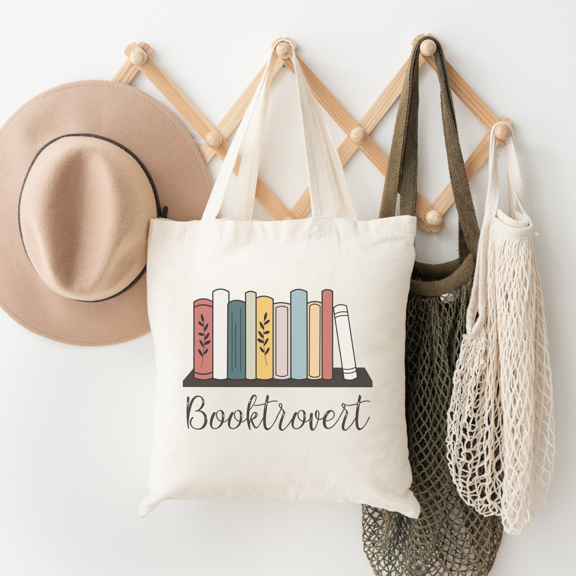 Book Lover Tote Bag Canvas Tote Bag for Teachers Bookish Etsy