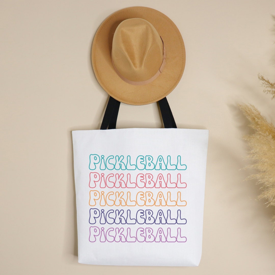 Pickleball Tote Bag, Gift for Pickleball Players Coaches, Gift for Her
