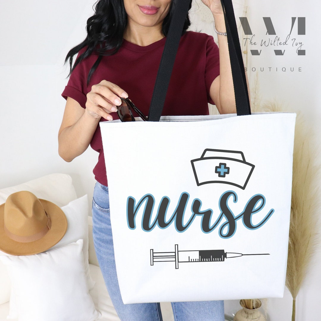 Nurse Tote Bag, Nurse Shoulder Bag, Nurse Appreciation, Nursing School