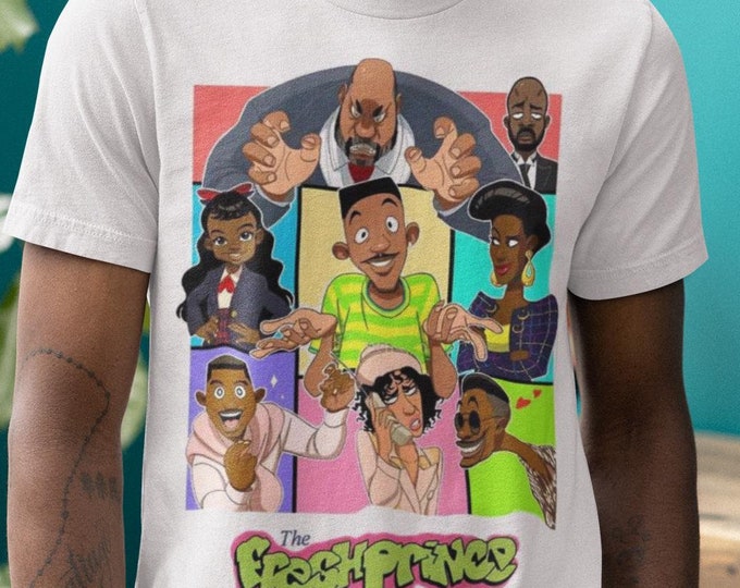 T-Shirt Fresh Prince Of Bel-Air 90s TV Show Sitcom Graphic Tee