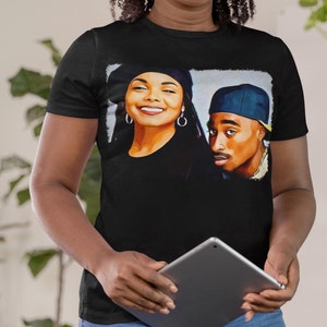 T-Shirt Poetic Justice 90s Movie Janet Jackson Tupac Graphic Tee