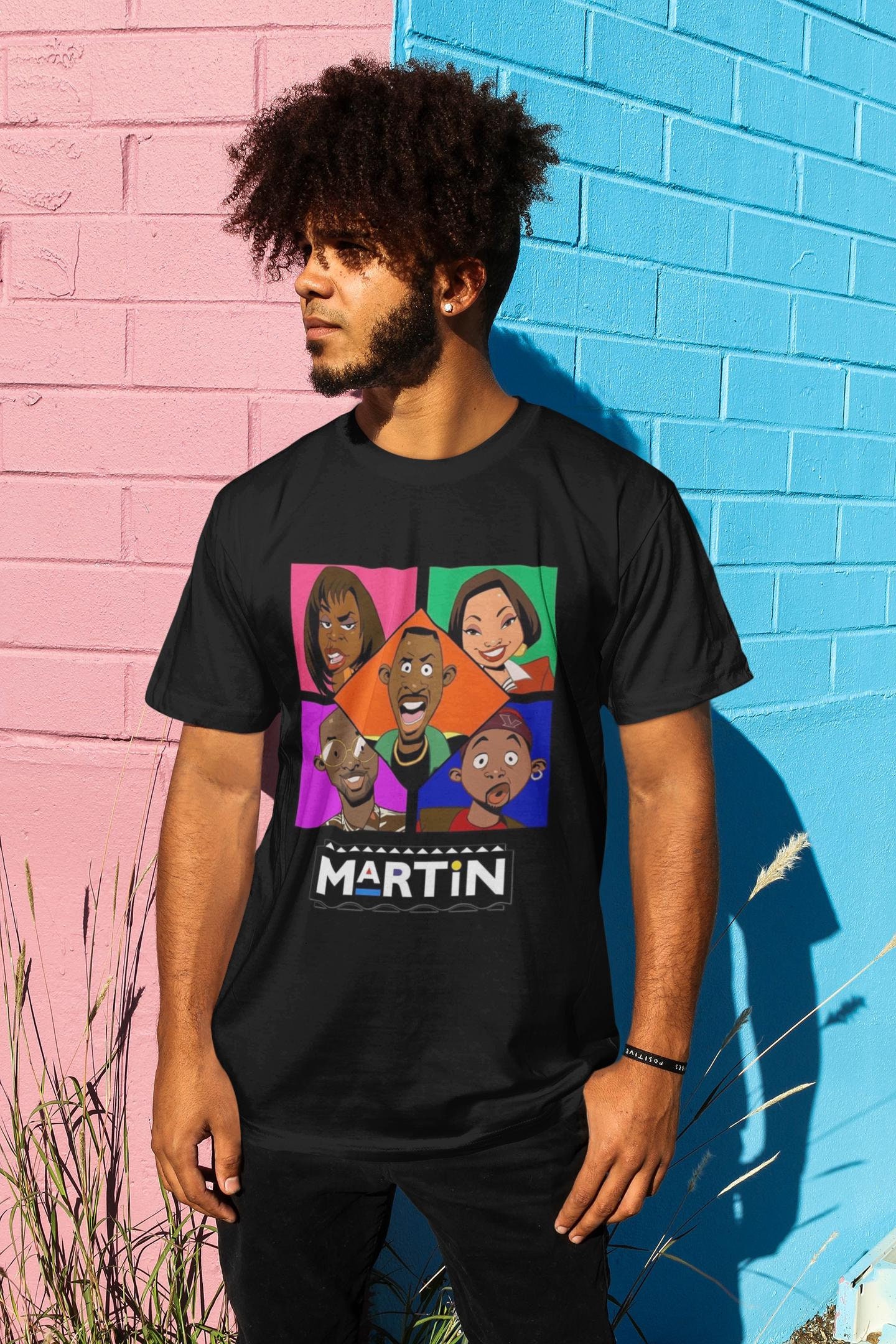 T-shirt Martin TV Show T-shirt graphique sitcom des années 90