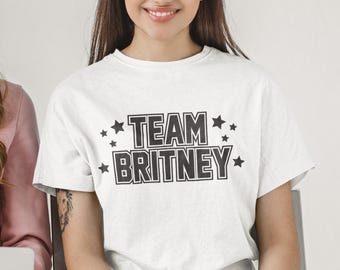 Maglietta Team Britney Spears Cantante Graphic Tee